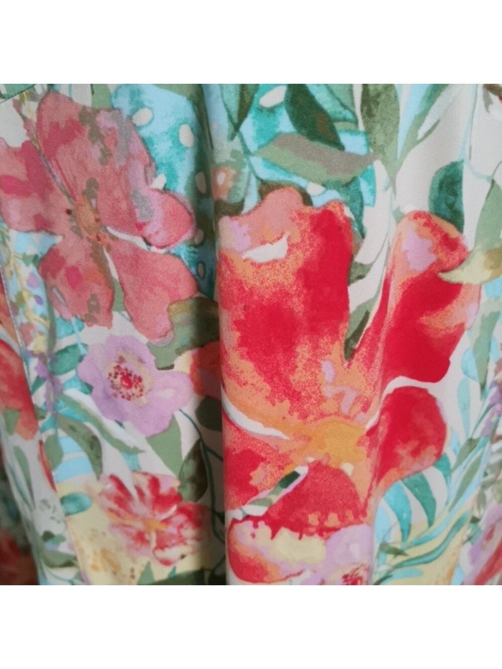 Paragon Vintage cottagecore maxi dress. Vacationwear, Coastal Grandma. Size 2X - Picture 3 of 5